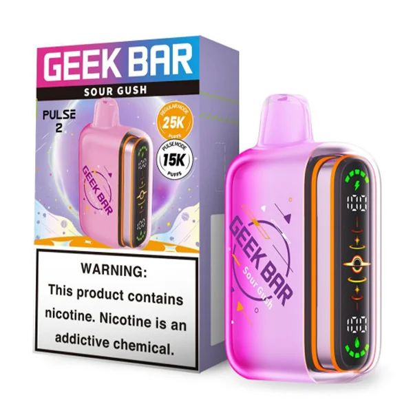 Geek Bar Pulse 2 Disposable sour gush with packaging