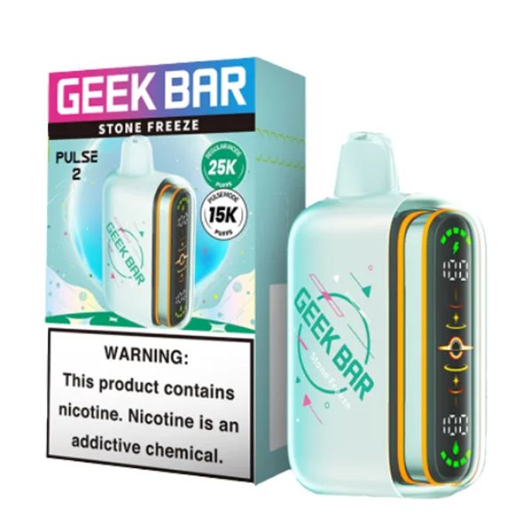 Geek Bar Pulse 2 Disposable stone freeze with packaging