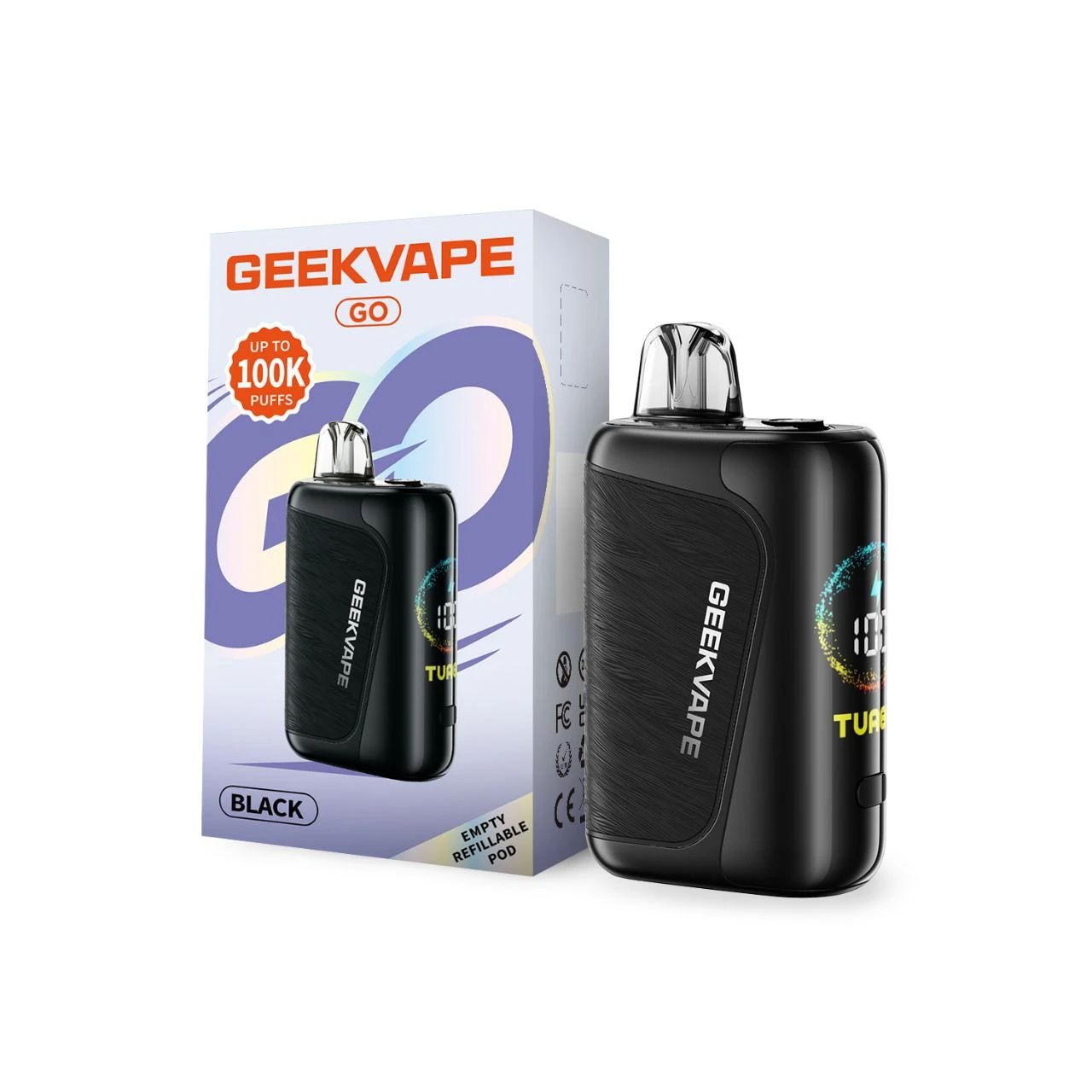 Geekvape Go Pod System black with packaging