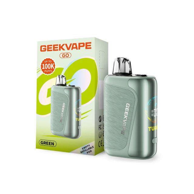 Geekvape Go Pod System green with packaging