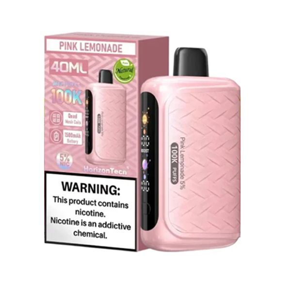 Horizon 100K Disposable pink lemonade with packaging