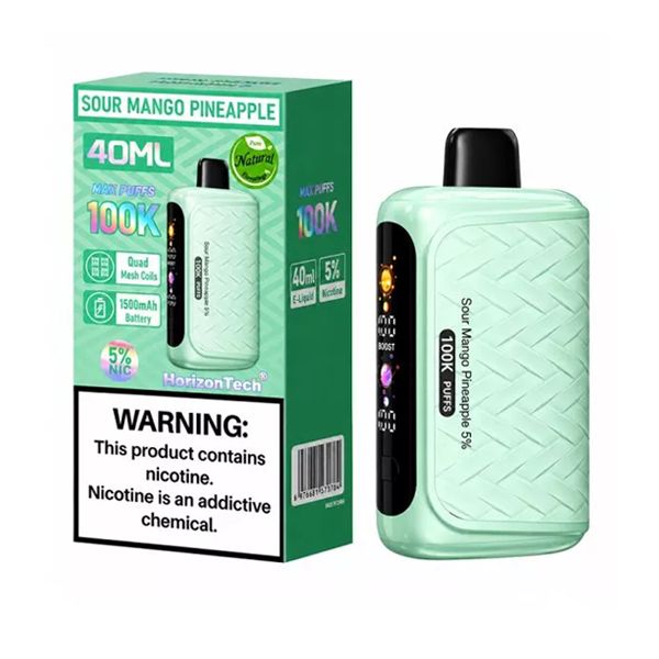 Horizon 100K Disposable sour mango pineapple with packaging
