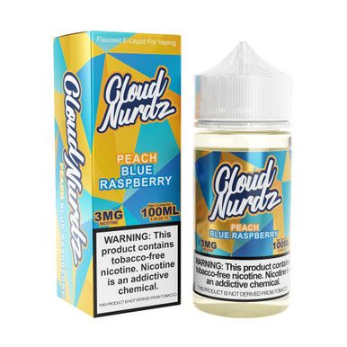 Peach Blue Razz Cloud Nurdz TFN 100mL thumbnail