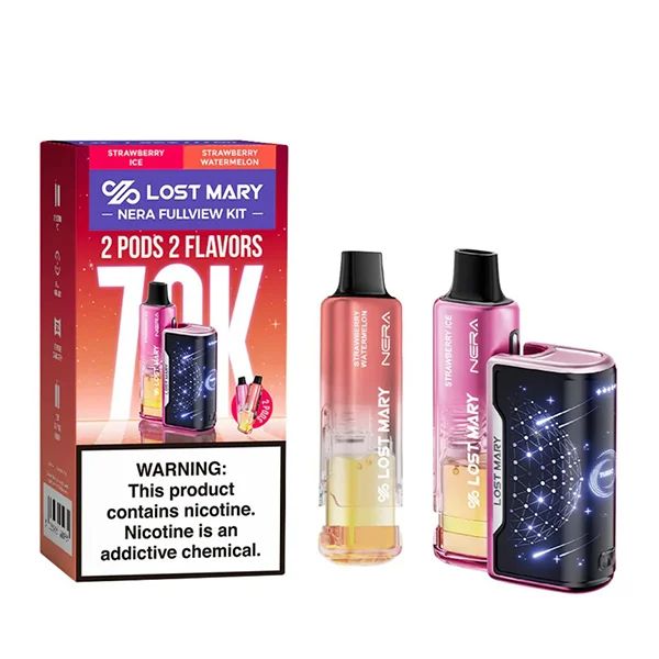 Lost Mary Nera Fullview Kit Disposable strawberry ice strawberry watermelon with packaging