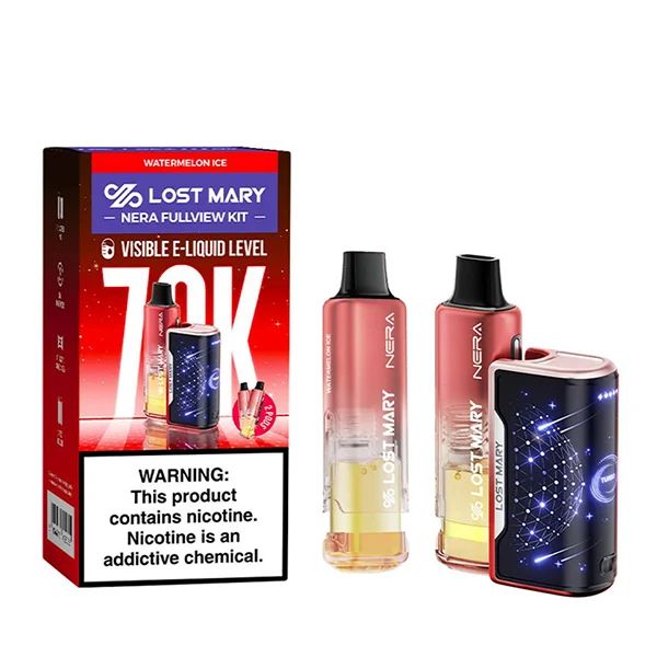 Lost Mary Nera Fullview Kit Disposable watermelon ice with packaging