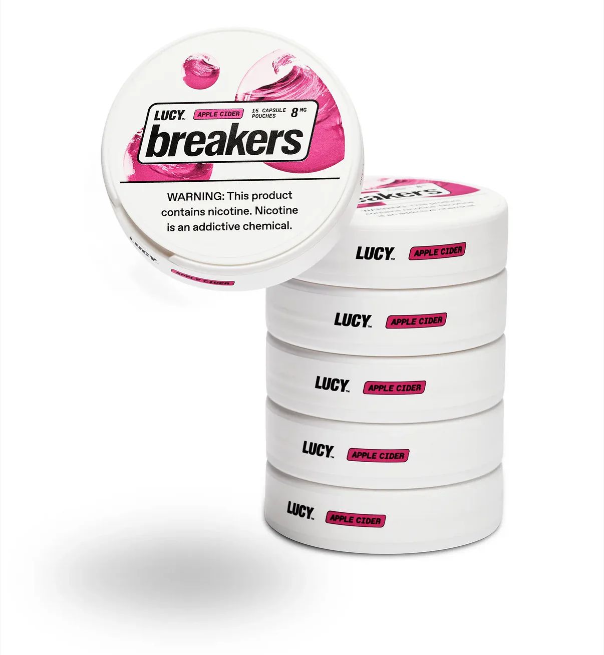Lucy Breakers Nicotine Capsule Pouches apple cider