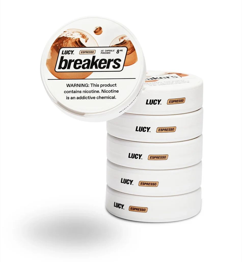 Lucy Breakers Nicotine Capsule Pouches espresso