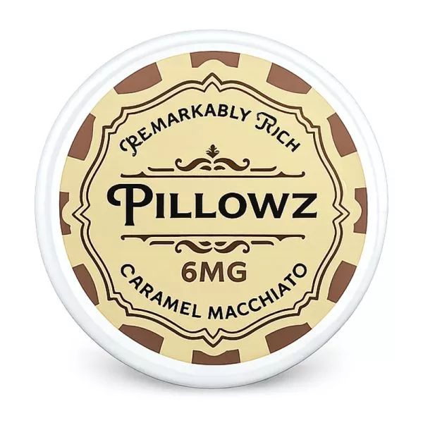 Pillowz Nicotine Pouches 6mg caramel macchiato