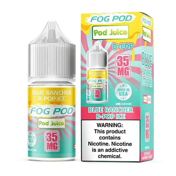 Blue Rancher B-Pop Ice Pod Juice x Fog Pod Salts 30mL thumbnail