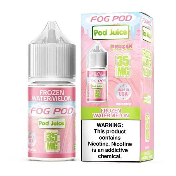 Frozen Watermelon Pod Juice x Fog Pod Salts 30mL thumbnail