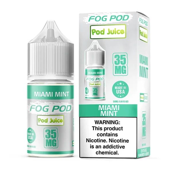 Miami Mint Pod Juice x Fog Pod Salts 30mL thumbnail