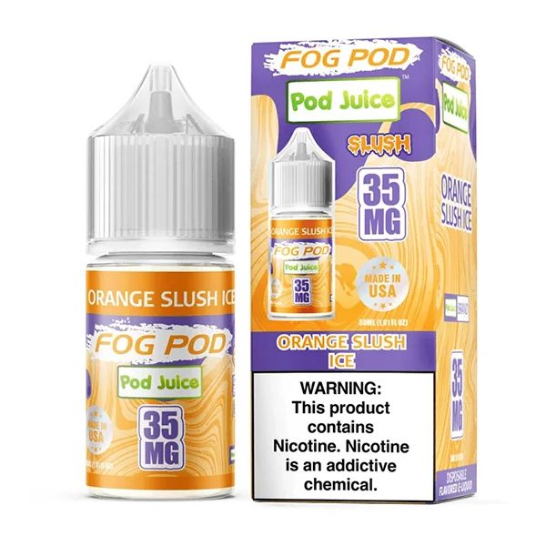Orange Slush Ice Pod Juice x Fog Pod Salts 30mL thumbnail