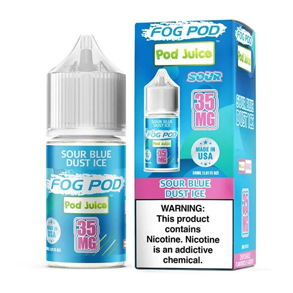Sour Blue Dust Ice Pod Juice x Fog Pod Salts 30mL thumbnail