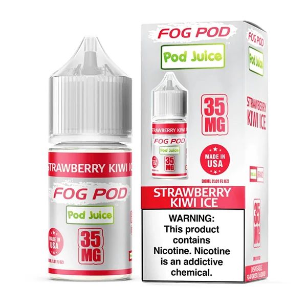 Strawberry Kiwi Ice Pod Juice x Fog Pod Salts 30mL thumbnail