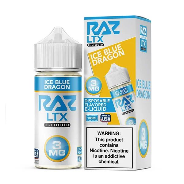 Ice Blue Dragon Pod Juice x Raz LTX Edition 100mL thumbnail