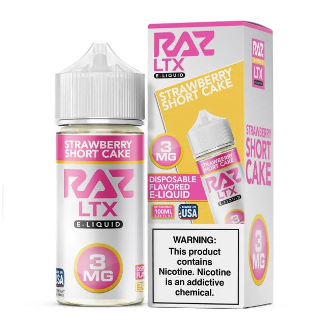Strawberry Shortcake Pod Juice x Raz LTX Edition 100mL with packaging