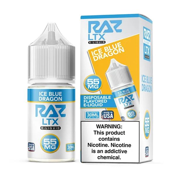 Ice Blue Dragon Pod Juice x Raz LTX Edition Salts 30mL thumbnail