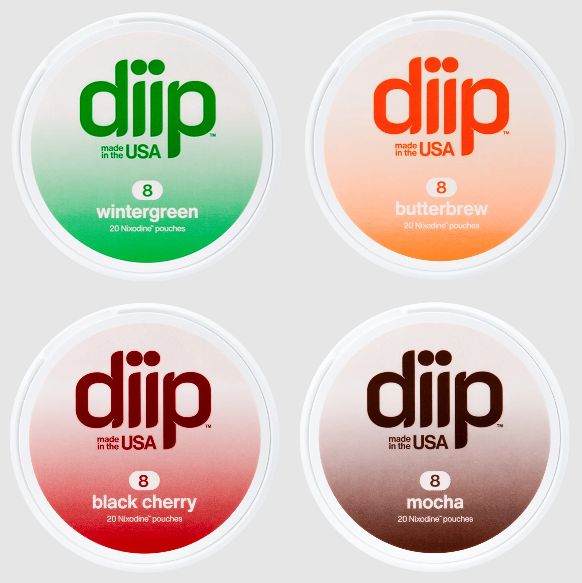 DIIP Nicotine Pouches (DSPLY 5pc)(20ct Can) thumbnail