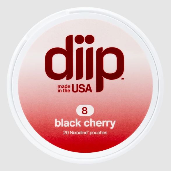DIIP Nicotine Pouches black cherry