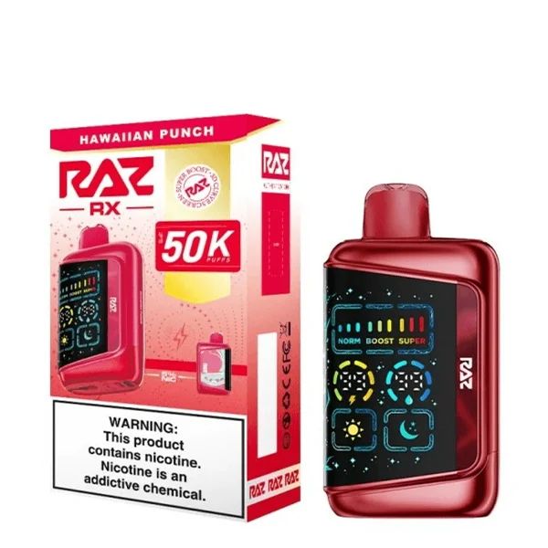 RAZ RX Disposable Dew Edt. hawaiian punch with packaging