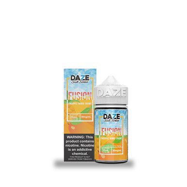 Pineapple Mango Orange Iced by 7Daze Fusion Salt 30mL with packaging