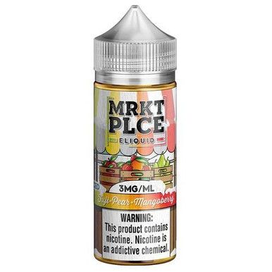 Iced Fuji Pear Mangoberry by MRKT PLCE E-Liquid Bottle