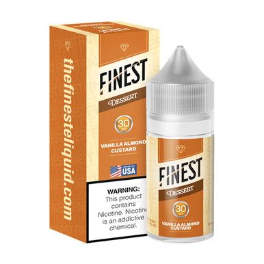 Vanilla Almond Custard by Finest SaltNic E-Liquid with Packaging