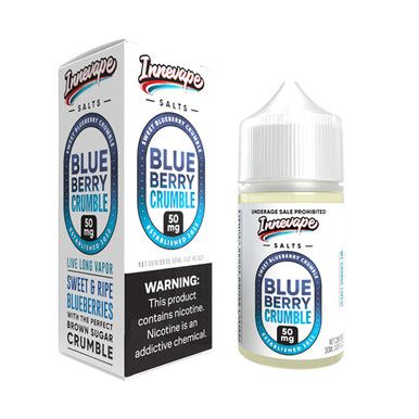 Blueberry Crumble Innevape Salts E-Liquid 30mL with packaging