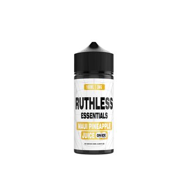 Maui Pineapple Juice on Ice Ruthless Essentials 100mL bottle