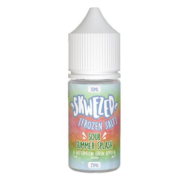 Frozen Sour Summer Splash (Watermelon Green Apple Ice) By Skwezed Salt Series 30mL bottle