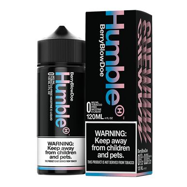 Berry Blow Doe Tobacco-Free Nicotine By Humble E-Liquid with Packaging