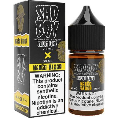 Mango Blood by Sadboy Bloodline Salt E-Liquid with Packaging