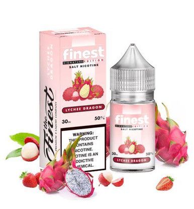 Lychee Dragon by Finest SaltNic E-Liquid with Packaging