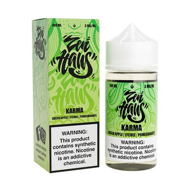 Karma Zen Haus 100mL with packaging