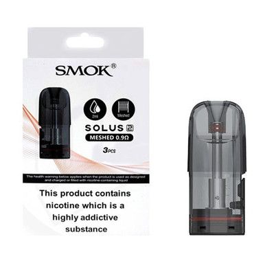 SMOK Solus 2 Replacement Pods | 3-Pack Group Photo