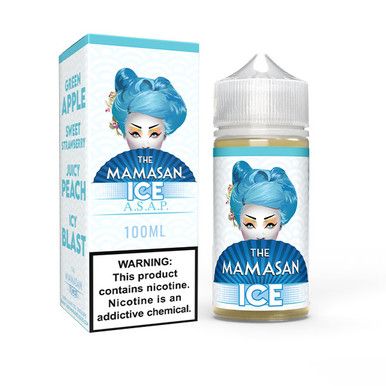A.S.A.P. Ice (Apple Peach Strawberry Ice) The Mamasan 100mL with packaging