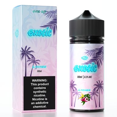 Lychee By One Up TFN E-Liquid 100mL (Freebase) with packaging