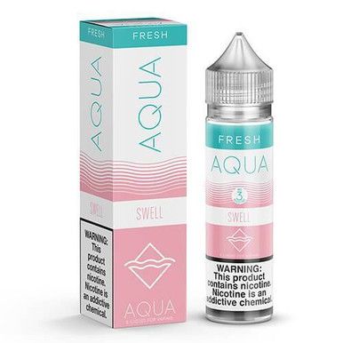 Swell by Aqua Tobacco-Free Nicotine Nicotine E-Liquid with packaging