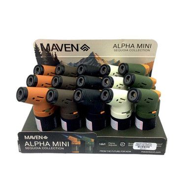Maven (DSPLY 20pc)(Lighter) Alpha Mini Sequoia Collection Pocket Lighter