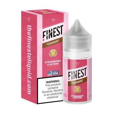 Strawberry Custard by Finest SaltNic E-Liquid with Packaging