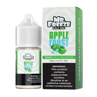 Apple Frost Mr. Freeze Tobacco-Free Nicotine Salts 30mL with Packaging