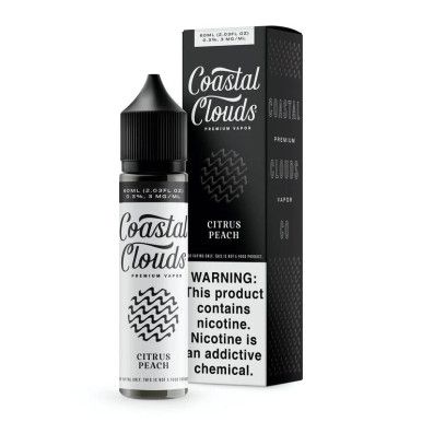 Citrus Peach (Sugared Nectarine) By Coastal Clouds E-Liquid bottle