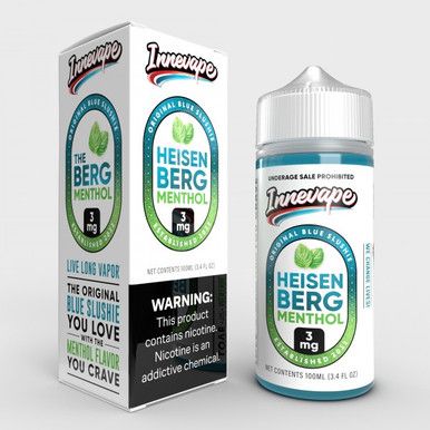 Heisenberg Menthol by Innevape E-Liquid 100mL (Freebase) with packaging