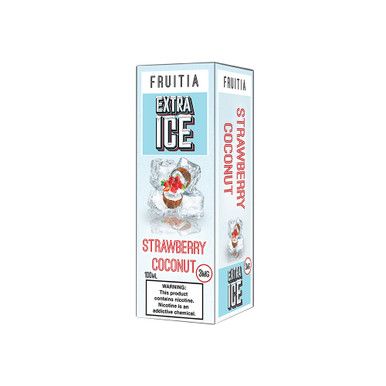 Strawberry Coconut Fruitia Salts 30mL Packaging