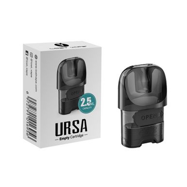 Lost Vape Ursa Empty Pod Cartridge 2.5mL Empty Pod Cartridge | 1-Pack Black with packaging