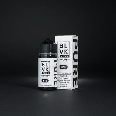 Flavorless BLVK Pure Series 100mL with packaging