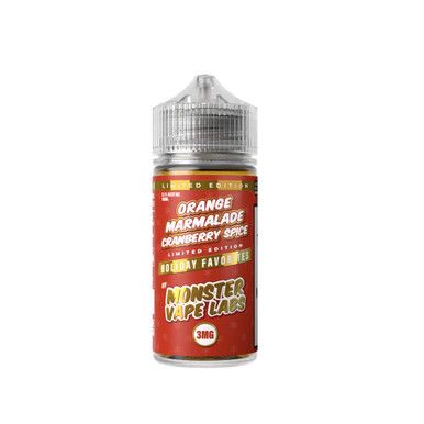 Orange Marmalade Cranberry Spice Jam Monster Holiday Series 100mL bottle