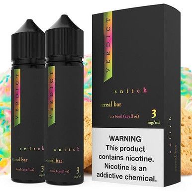 Snitch by Verdict Series E-Liquid x2-60mL with Packaging