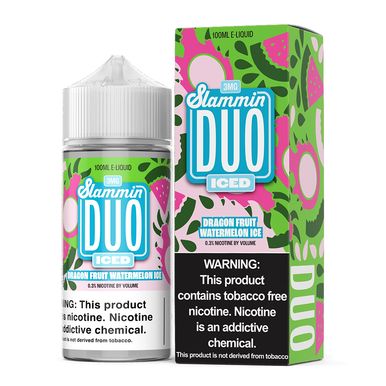Dragonfruit Watermelon Ice Slammin Duo 100mL with packaging