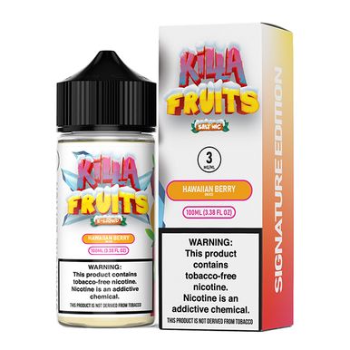 Hawaiian Berry on Ice by Killa Fruits Signature TFN Series 100mL with packaging